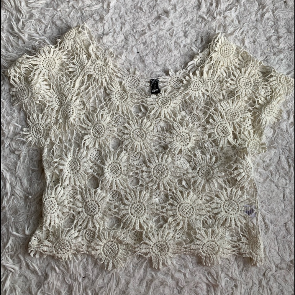 Flower crop top